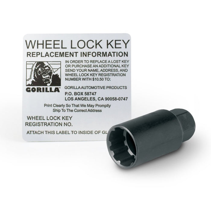 Gorilla Wheel Lock Key 12 x 1.50