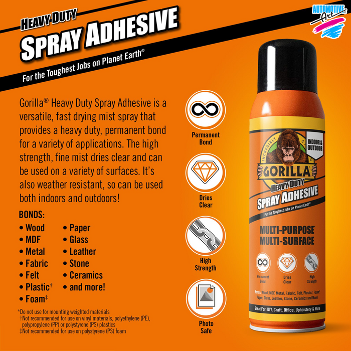 Gorilla Spraylijm 11oz