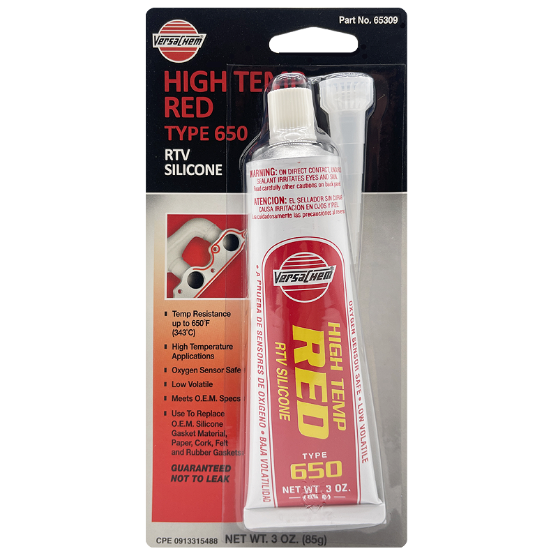Versachem High Temp Red RTV Silicone Type 650 — Automotive Art Suriname