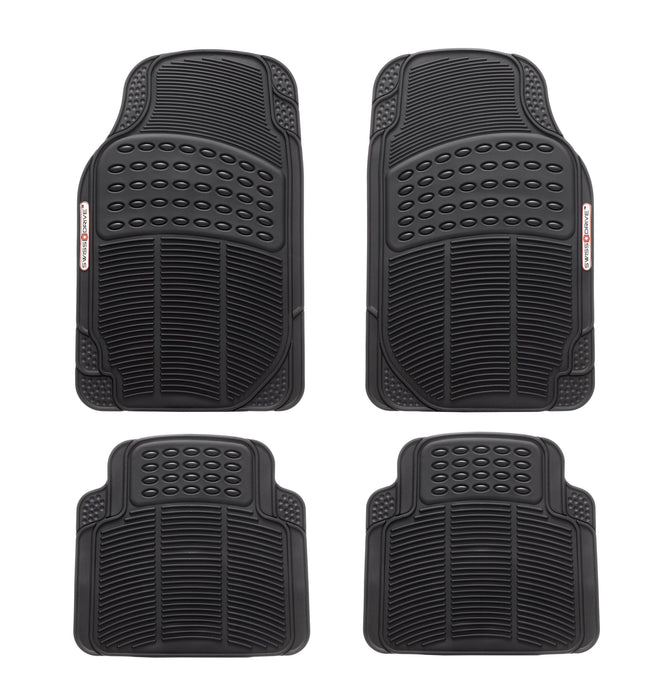 Swiss Drive All Weather Floor Mat 4 Piece Black