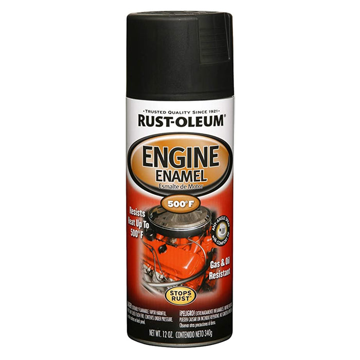 Rust-Oleum 500° motorglazuur - halfglanzend zwart